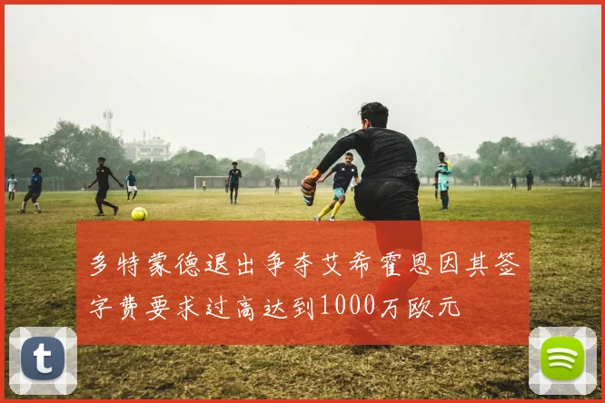 多特蒙德退出争夺艾希霍恩因其签字费要求过高达到1000万欧元